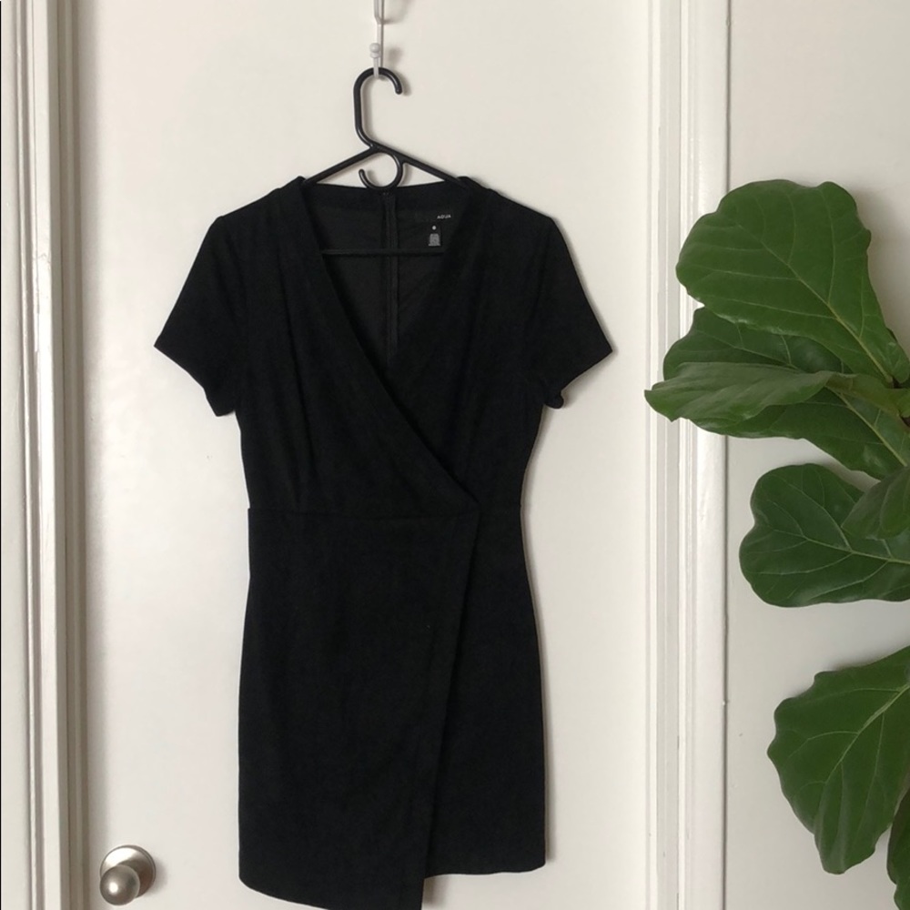 Black “wrap” dress